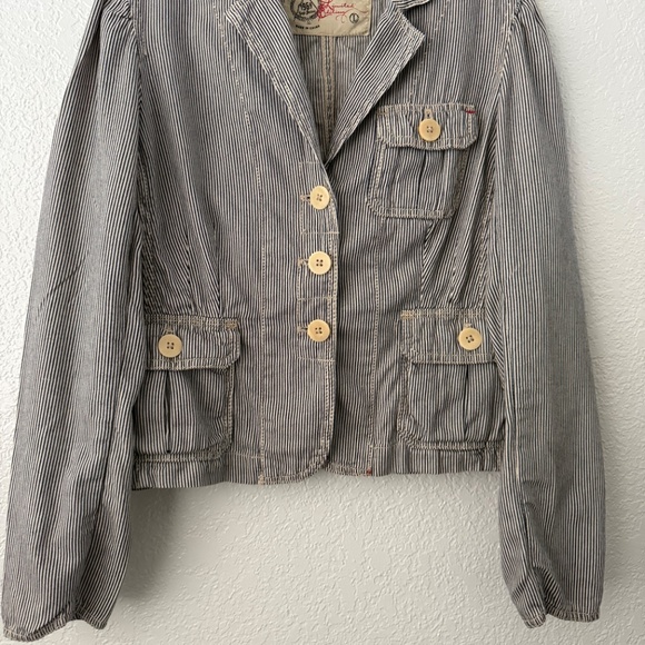 GAP Women’s Vintage Navy & White Limited Edition Jacket Size Large - Picture 2 of 16